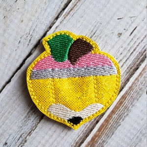 Pencil Glitter Vinyl Feltie (UNCUT FELTIE)  Felt Embellishments * Felt Applique * Hair Bow Supplies * Mouse Feltie