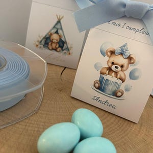 Birth confetti holder, baptism Personalized birth favor, baby shower