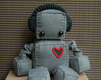 Handmade Techno Plush Robot