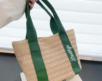 Custom Jute Burlap Bags Bridesmaid Proposal Bag Gift Custom Tote