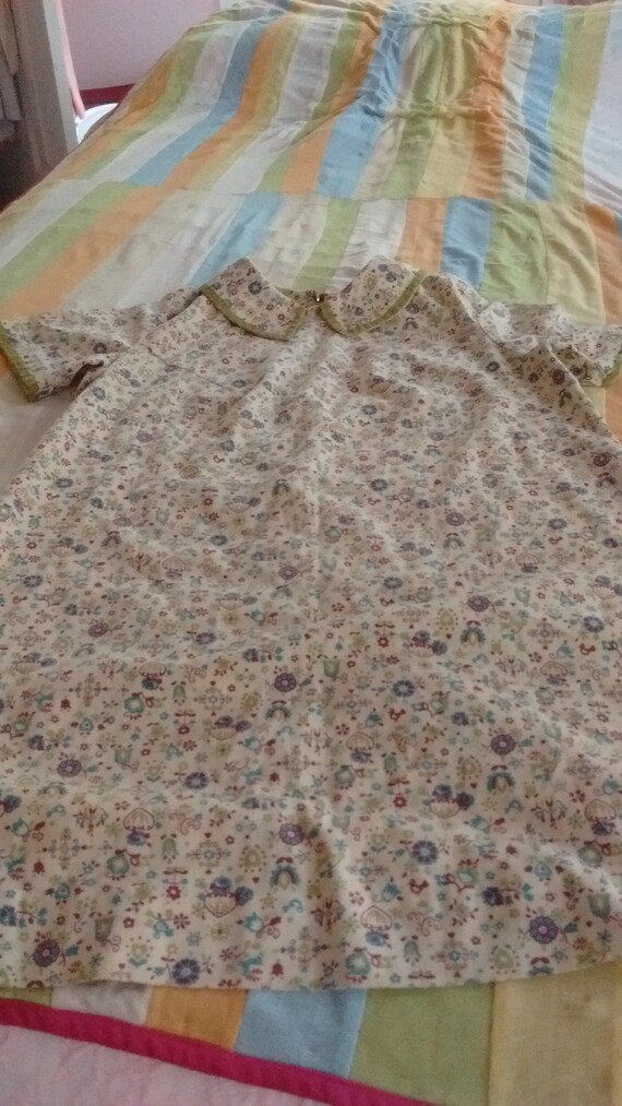 Antique Handmade 1940's Duster/House Dress