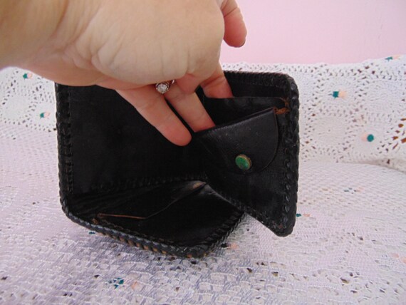 Mid Century Embossed Leather Multi Function OOAK … - image 10