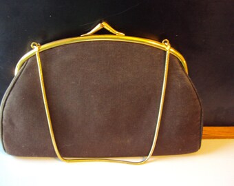 Vintage Morris Moskowitz  Sax Fifth Avenue Brown Purse