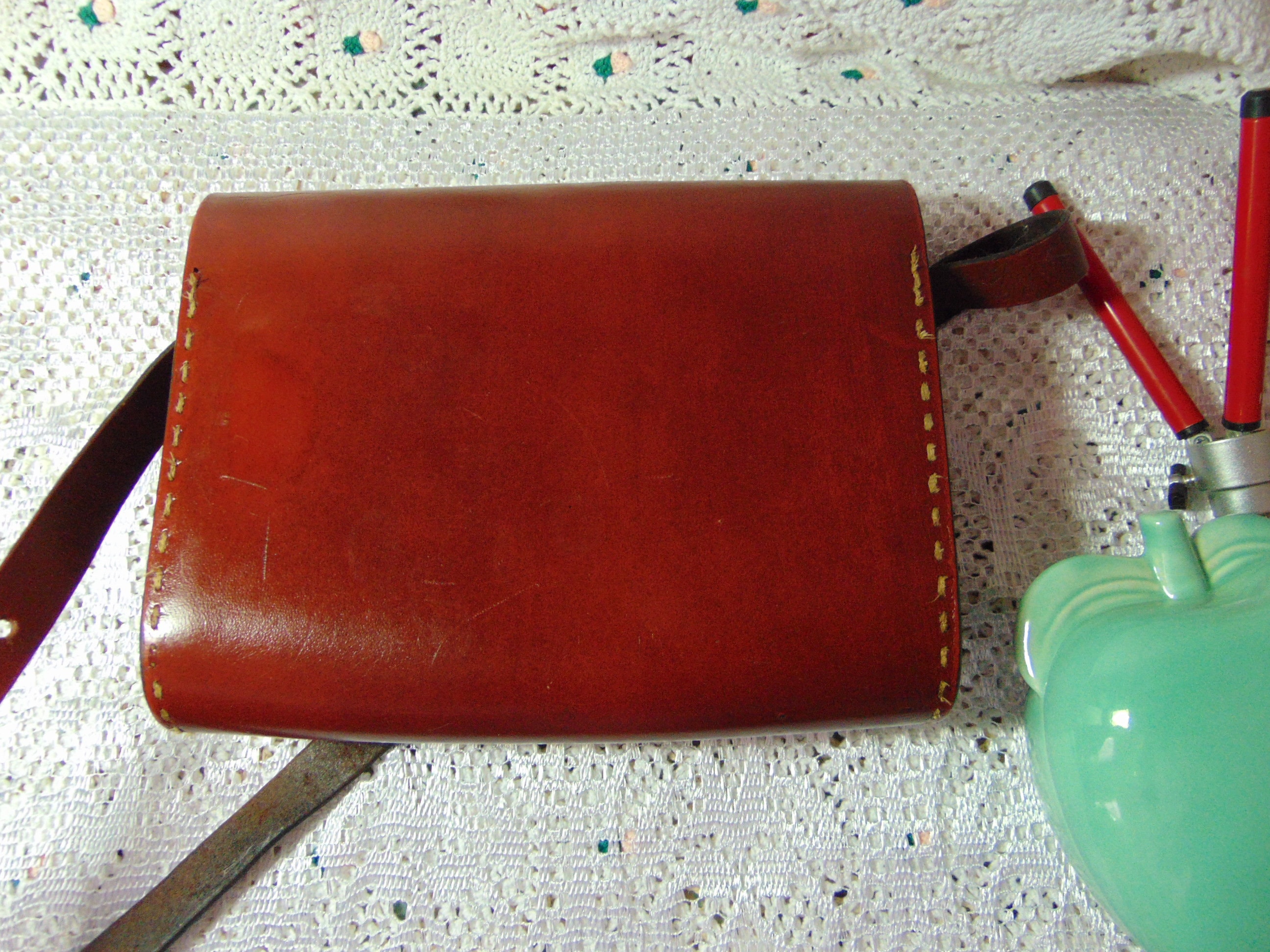 Vintage 1960's Thom Hird Originals Leather Shoulder Purse