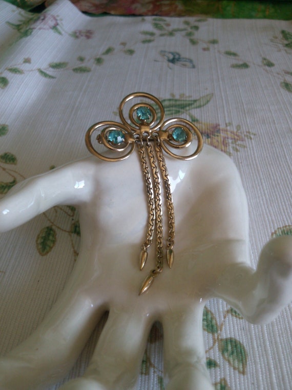 Antique Art Deco Rhinestone Pin