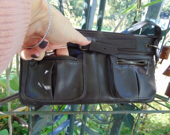 Unique Vintage Leather Purse from the 1970's