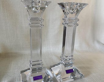 Marquis by Waterford 8” Crystal Candlestick Holders