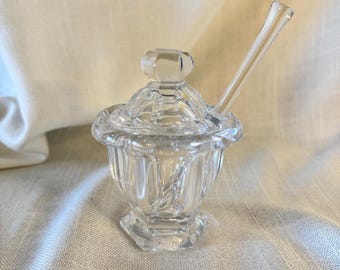 Baccarat Harcourt Missouri Mustard Jar