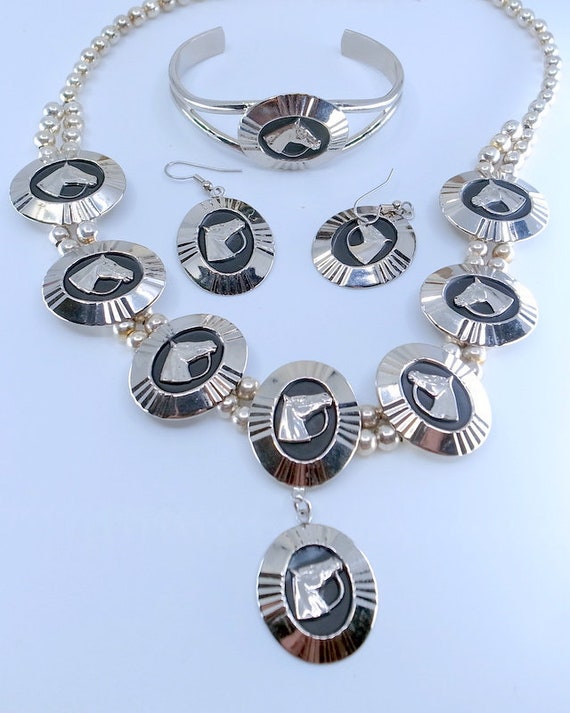 ヴィンテージ ネックレス&ブレスレット&イヤリングセット 【公式通販】