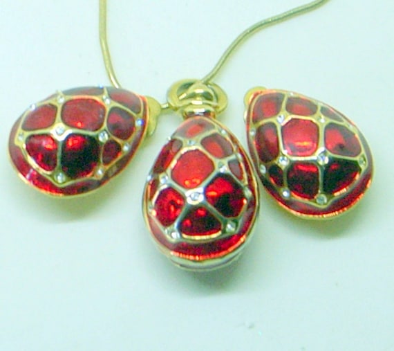 Rare J Reed Gilt Sterling Silver Imperial Fabrge 'Coronation Egg' Ornament Rare J Reed Gilt Sterling Silver Imperial Fabrge 'Coronation Egg' Ornament