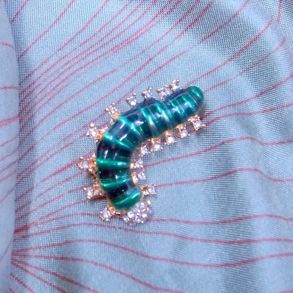 Caterpillar Brooch main image 1