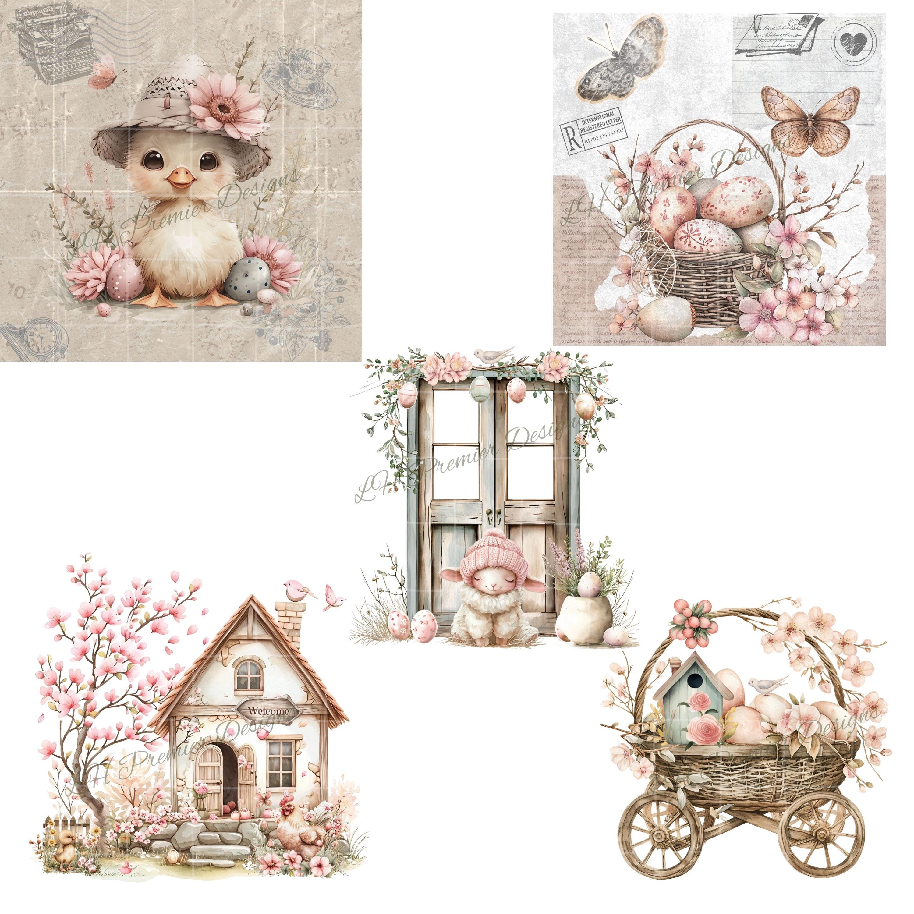 Sweet Spring Images, High Resolution Jpgs for Junk Journaling ...