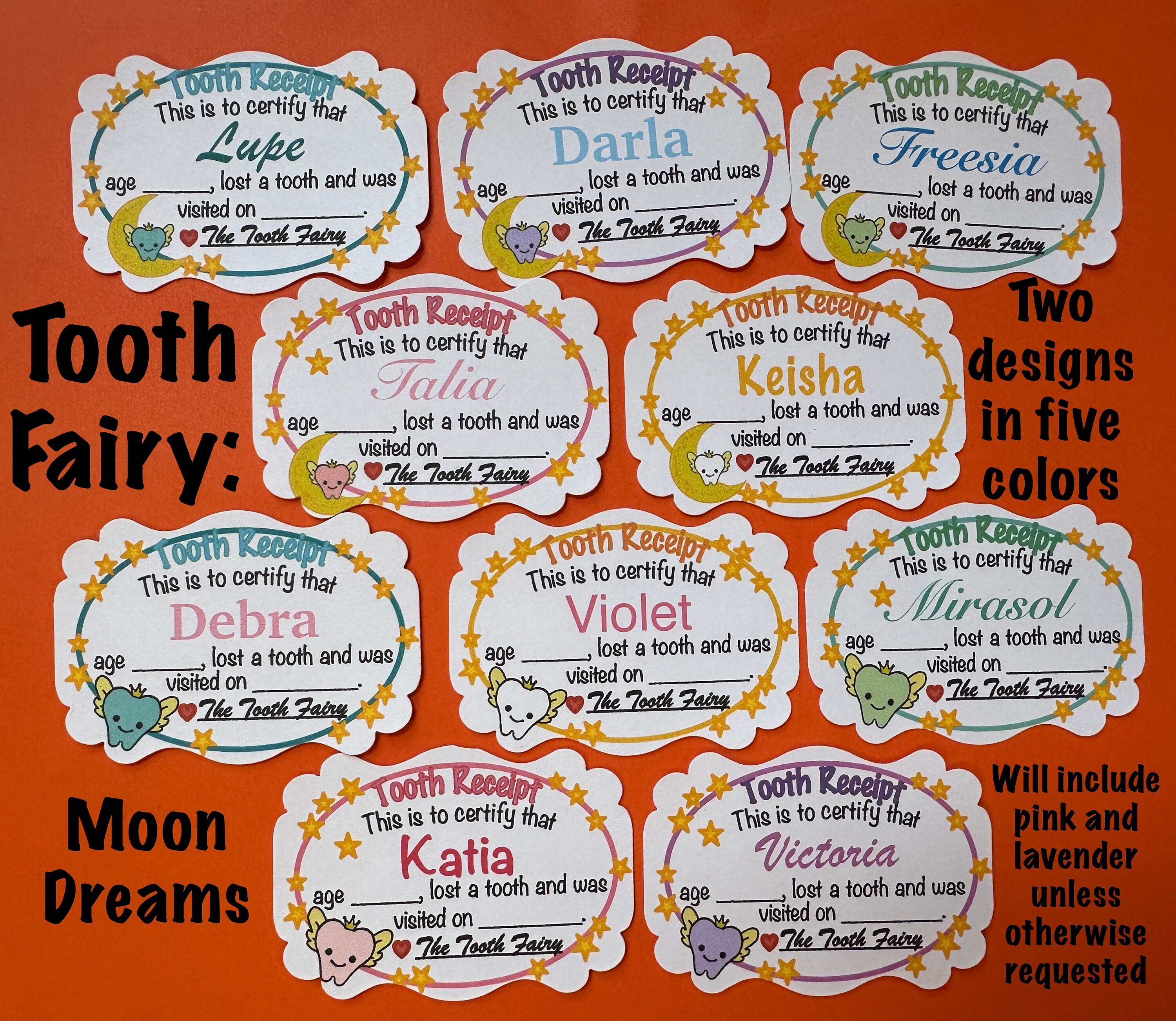 PERSONALIZED Set of 20 