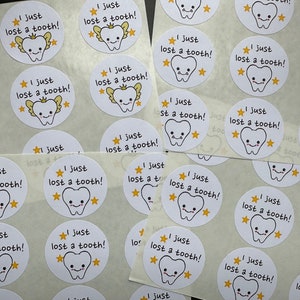 I Lost a Tooth Sticker Sheet