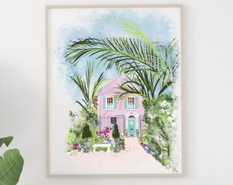 The Jungle House Charleston, South Carolina Wall Art