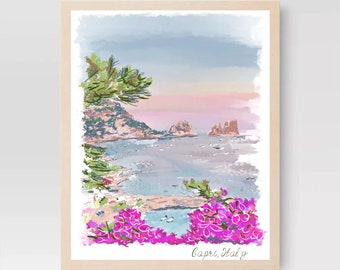 Capri Dreams - Art Print