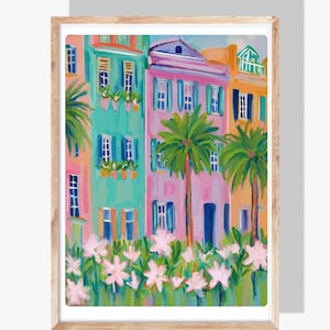Rainbow Home Florals - Art Print