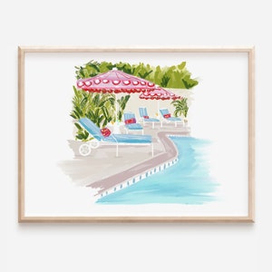Poolside - Art Print