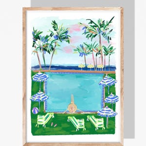 Pool Daze - Art Print