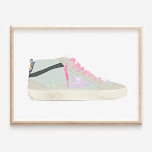 Golden Shoes -Art Print