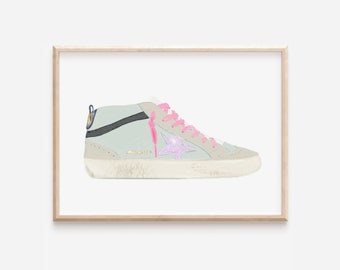 Golden Shoes -Art Print