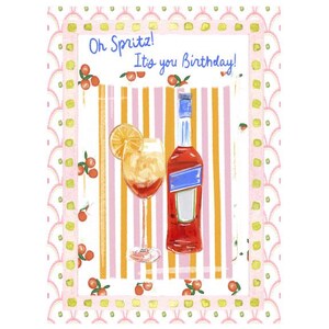 ああ、スプリッツ、あなたの誕生日です - メモカード