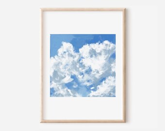 Clouds - Art Print