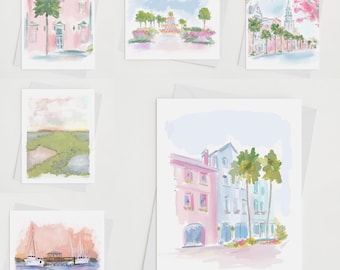 Coastal Charleston Set - Note Card (Set of 6)