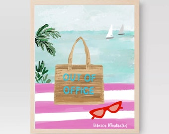 Out of Office - Art Print