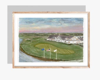 The Ocean Course on Kiawah Island - Art Print