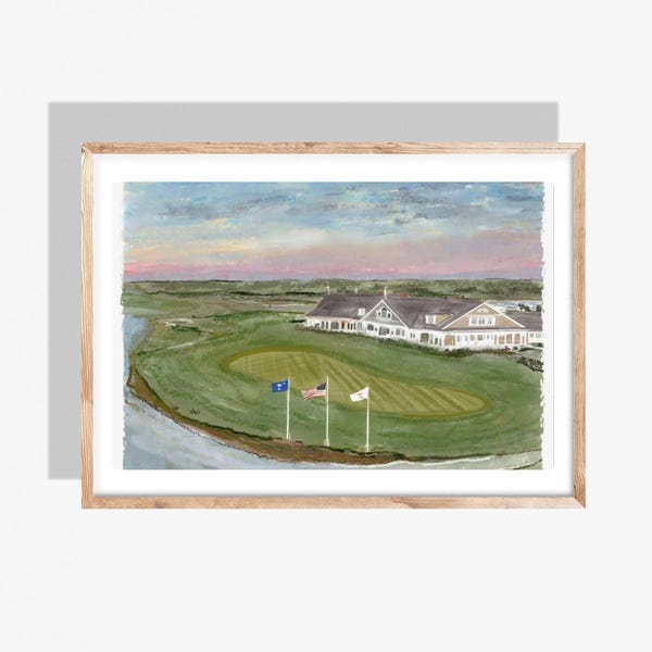 The Ocean Course on Kiawah Island - Art Print