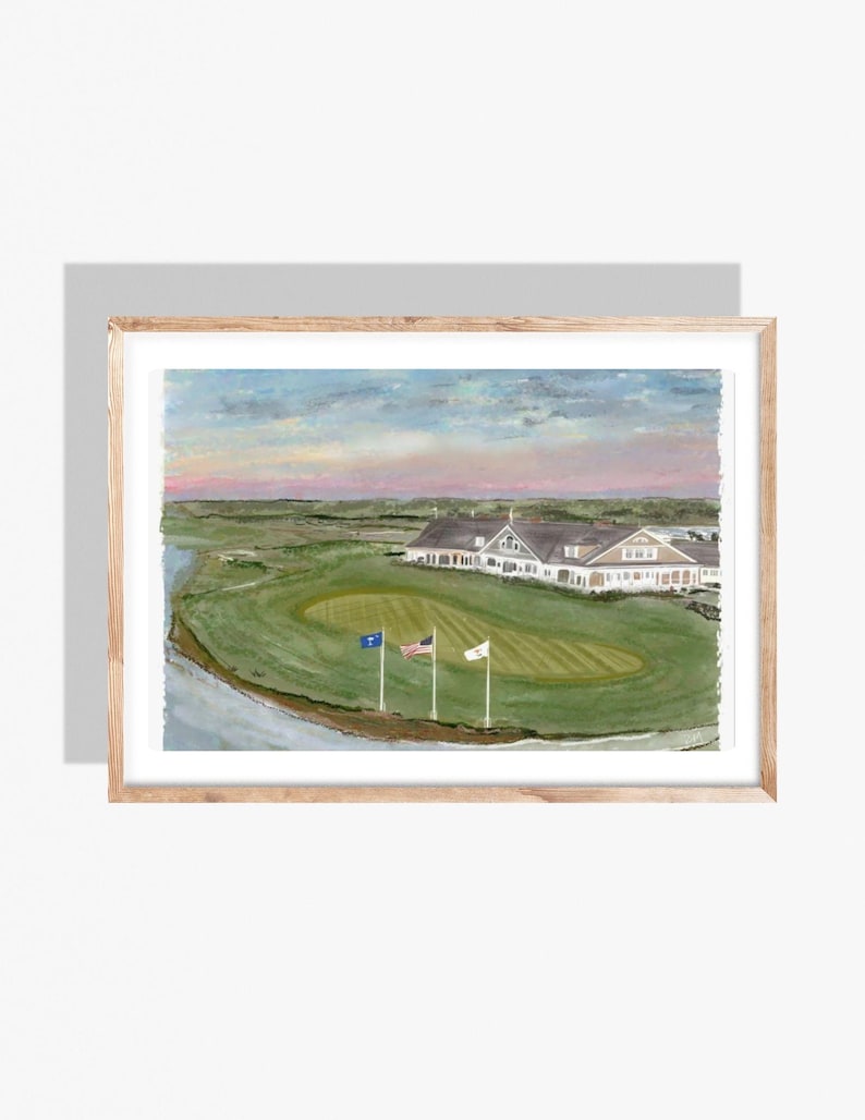 The Ocean Course on Kiawah Island - Art Print