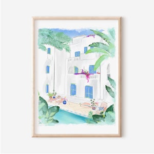 Vue de ma fenêtre de Paros - Impression artistique