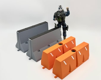 Straßenbarrieren 1/12 - G.I. Joe, Valaverse, Action Force, Monster Party