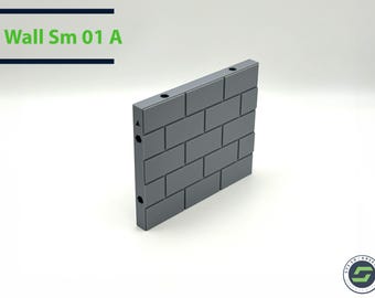 Diorama: Block - Grundhöhe Add-On Wände