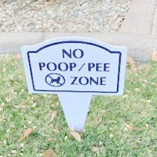 No Poop Sign - Etsy