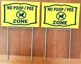 2 Pieces No Poop Dog Signs No Poop and Pee Sign Luminous Be Respectful Sign Yard Dog Sign with Stake Glow in The Dark Dog Signs 2 Pieces No Poop Dog Signs No Poop and Pee Sign Luminous Be Respectful Sign Yard Dog Sign with Stake Glow in The Dark Dog Signs