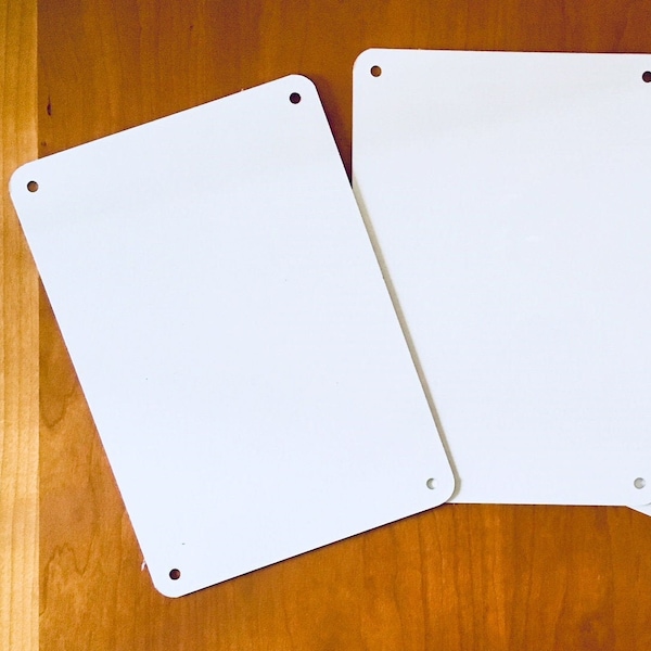 Blank Aluminum Sign Sublimation Etsy