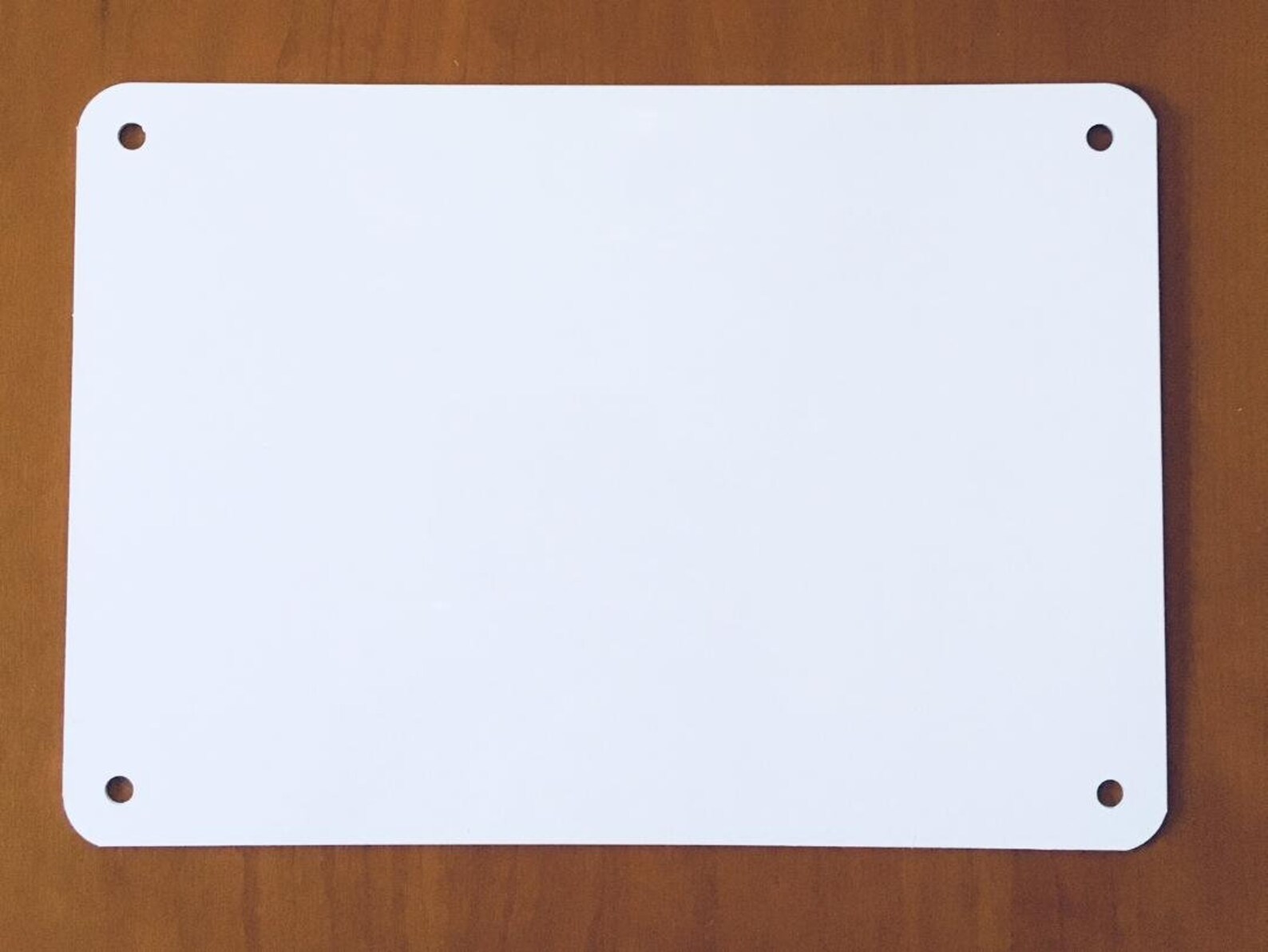 2 Aluminum white Sign Blanks 7 X 10 Make Your own | Etsy