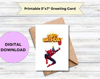 Biglietto Di Compleanno Personalizzato Spiderman - Nipote - Foto 3