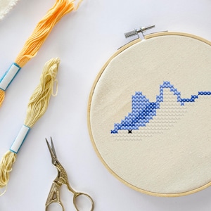 Small Stingray Cross Stitch Pattern