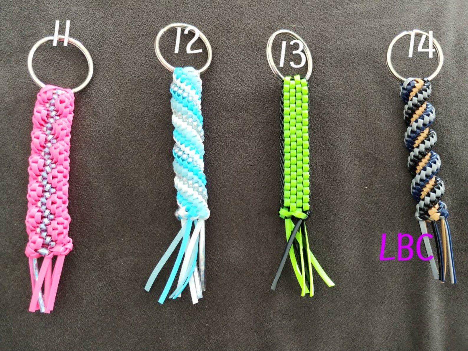 Custom Rexlace Boondoggle Gimp Plastic Lace Keychain You Pick Etsy