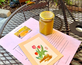 Lemon curd recipe digital download of PDF