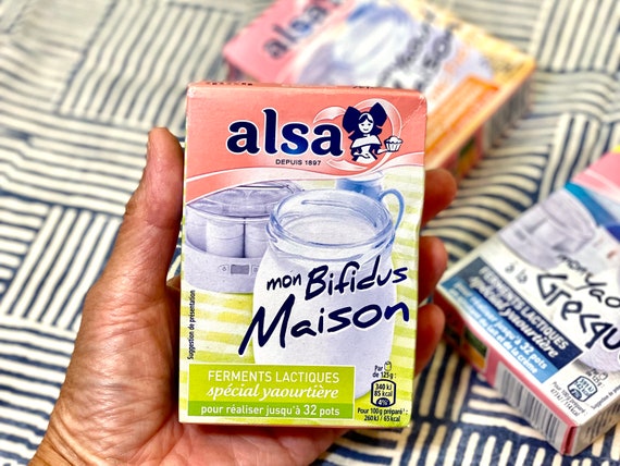 Yaourt Maison Ferments Lactiques ALSA : les 4 sachets -8g à Prix Carrefour