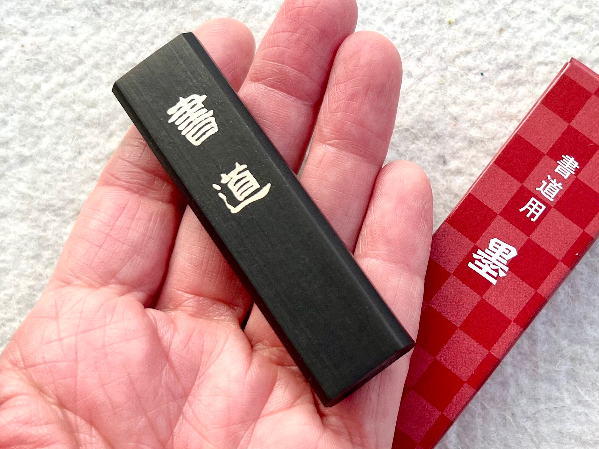 Japanese solid ink stick Yonmarru jirushi