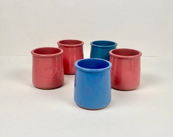 Vaso in terracotta per fare yogurt, pot-pourri, contenitore per gioielli o fioriera, set da 5