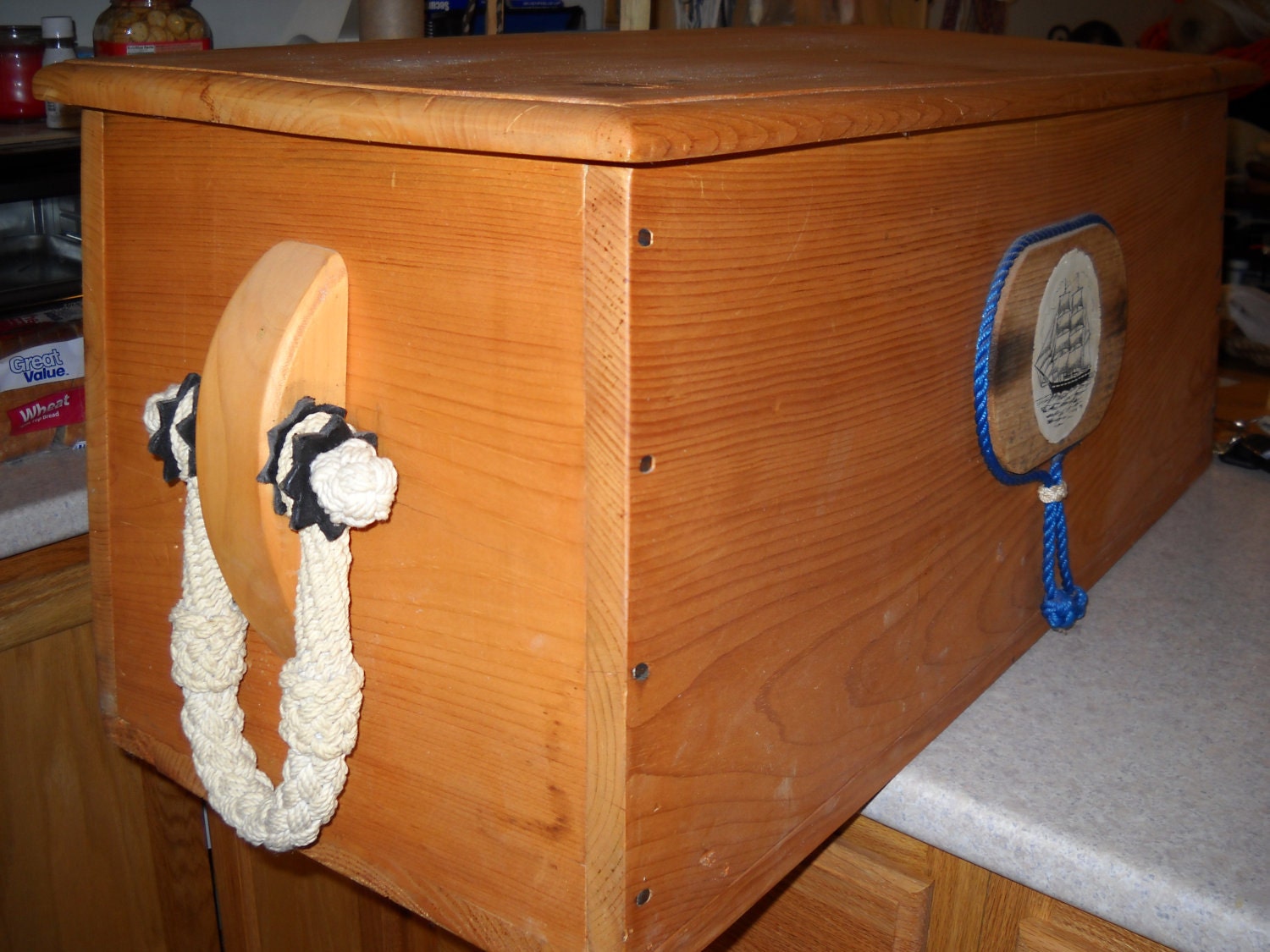 Sea chest beckets Marlinspike crafted chest handles Etsy
