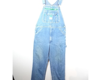 VTG Liberty Denim Overalls 36x32 Blue Carpenter Workwear Bibs Gorpcore Utility