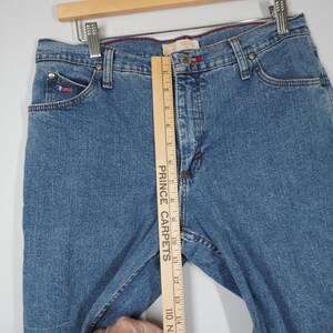 VTG Wrangler Twenty X Blue Straight Leg Low Rise Jeans Medium Wash Denim 30x34 image 3