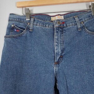 VTG Wrangler Twenty X Blue Straight Leg Low Rise Jeans Medium Wash Denim 30x34 image 2